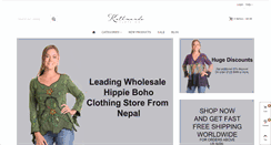 Desktop Screenshot of kathmanduclothing.com